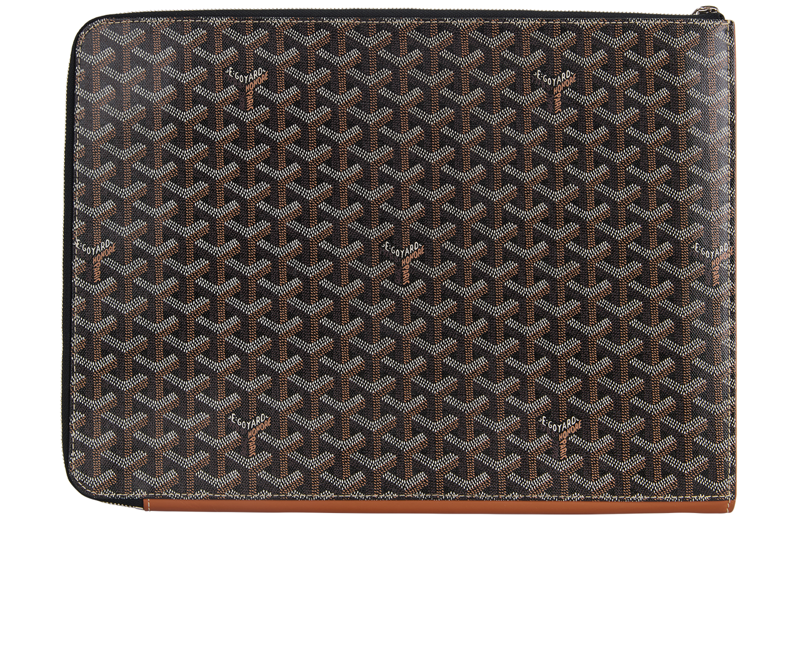 Goyard Goyardine Sorbonne Document Holder, &pound;695, Accessories, Brown, Canvas, Back view